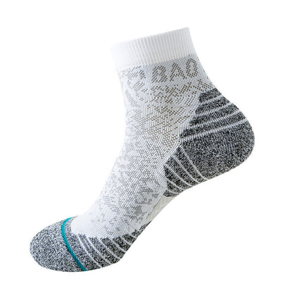 Plus Size Quick Drying Ankle Compression Socks(3 Pairs) - White - EU40-44(US7-10) - image 12