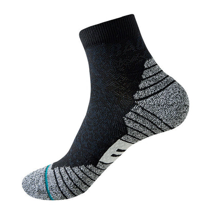 Plus Size Quick Drying Ankle Compression Socks(3 Pairs) - Black - EU40-44(US7-10) - image 11