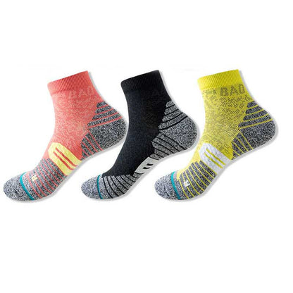 Plus Size Quick Drying Ankle Compression Socks(3 Pairs) - Multicolor A(3 Pairs) - EU40-44(US7-10) - image 13