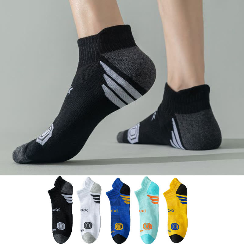 Plus Size Fashion Ankle Compression Socks(5 Pairs) - Multicolor - EU44-49(US10-14) - image 0