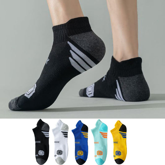 Plus Size Fashion Ankle Compression Socks(5 Pairs) - Multicolor - EU44-49(US10-14) - image 0