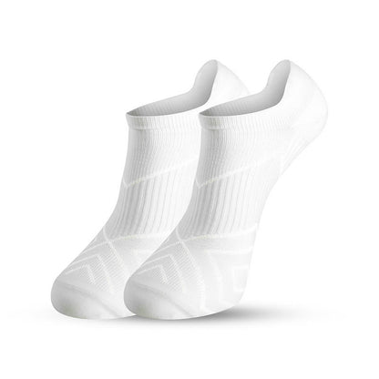 Plus Size Soft Running Ankle Compression Socks(5 Pairs) - White - EU41-45(US7.5-11) - image 5