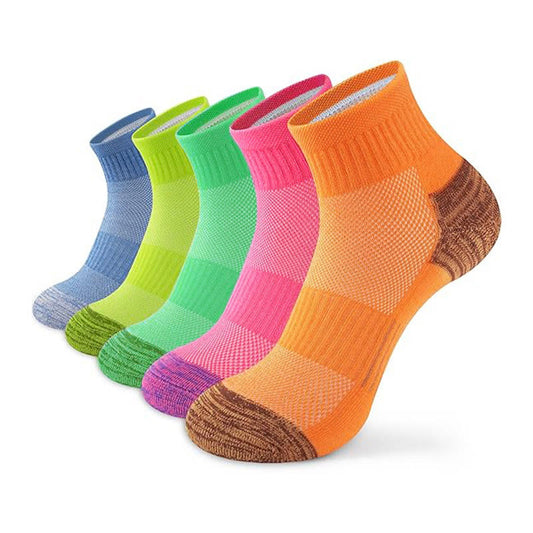 Plus Size Basketball Quarter Compression Socks(10 Pairs) - Multicolor*2 - EU37-45(US4-11) - image 0