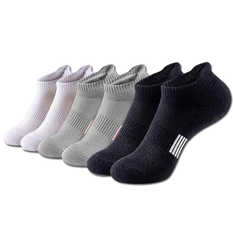 Solid Color Casual Ankle Socks(15 Pairs) - image 0