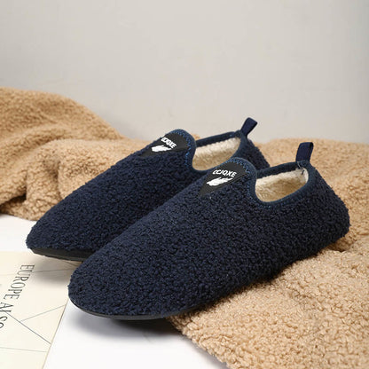 Plus Size Soft Outer Slipper Socks - Navy Blue - 3XL - image 5