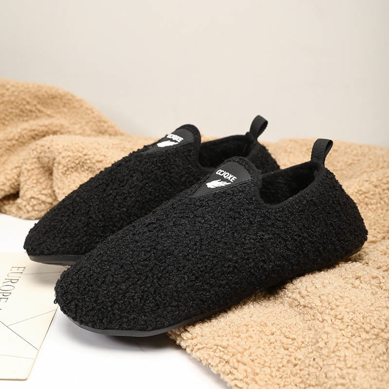 Plus Size Soft Outer Slipper Socks - Black - 3XL - image 4