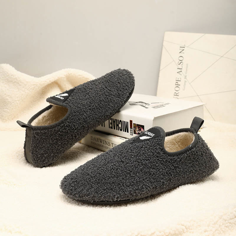 Plus Size Soft Outer Slipper Socks - Grey - 3XL - image 3