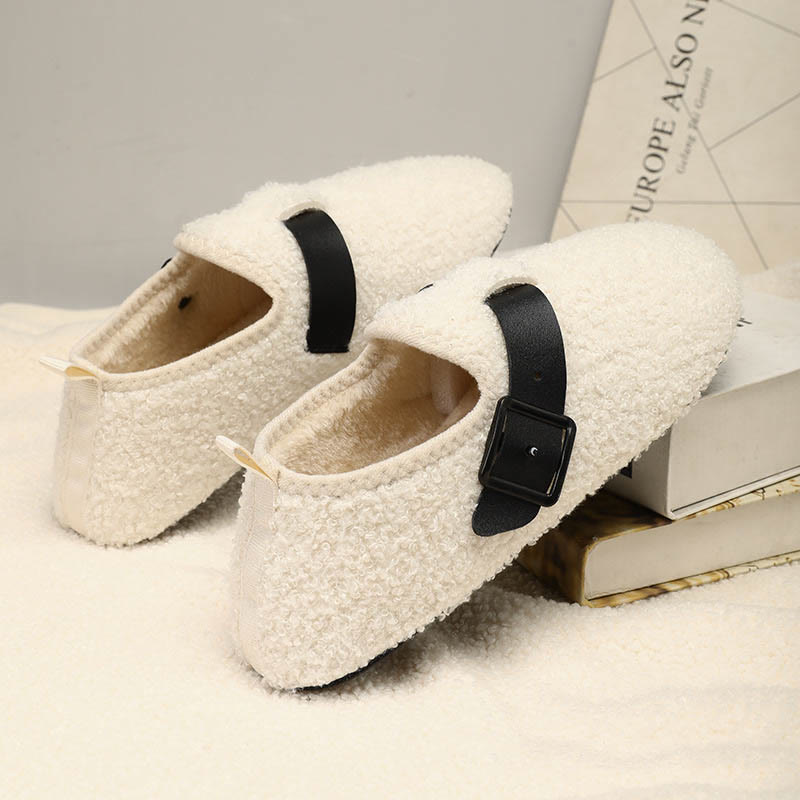 Plus Size Fashion Buckle Slipper Socks - image 6
