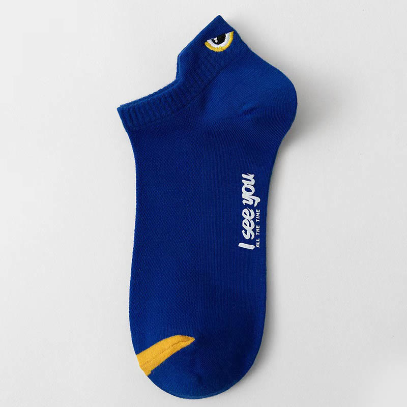Plus Size Fashion Design Ankle Compression Socks(10 Pairs) - Navy Blue - EU39-44(US6-10) - image 12