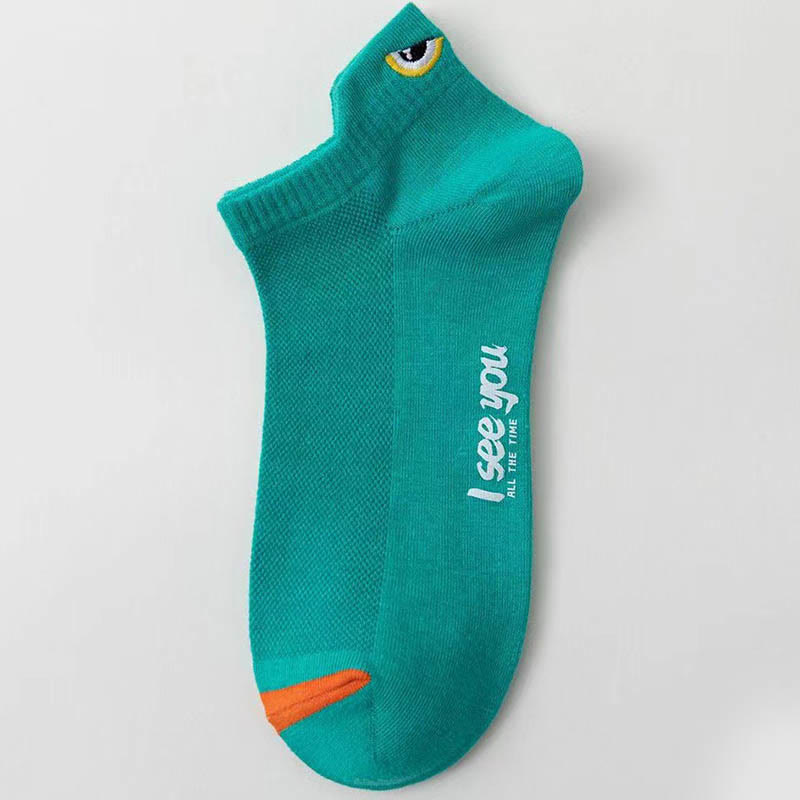 Plus Size Fashion Design Ankle Compression Socks(10 Pairs) - Lake Blue - EU39-44(US6-10) - image 14