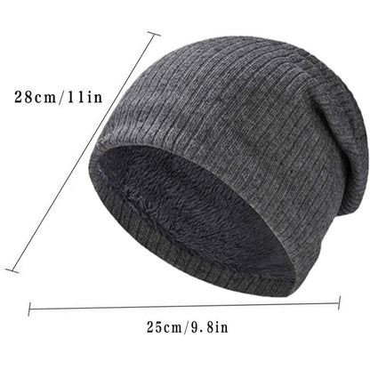 Solid Color Simple Knit Beanie Scarf 2 In 1 Set - image 9