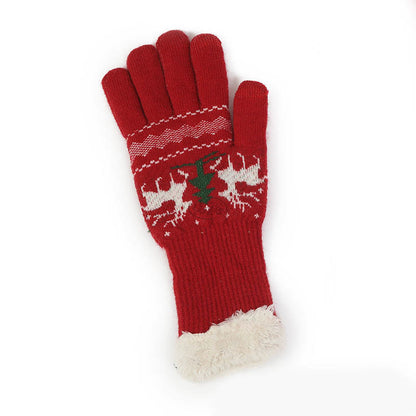 Christmas Style Beanie Scarf Gloves 3 In 1 Set - image 6