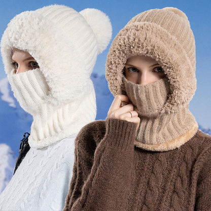 Winter Soft Hooded Scarf - image 0