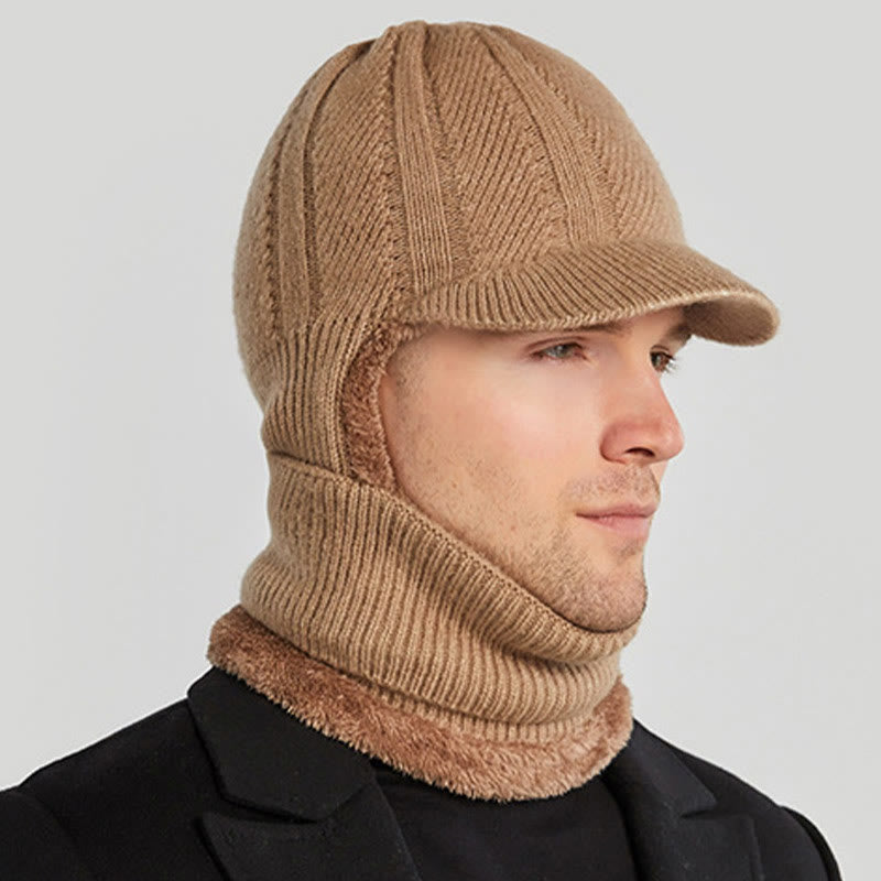 Winter Knitted Balaclava Beanie Hooded Scarf - image 11