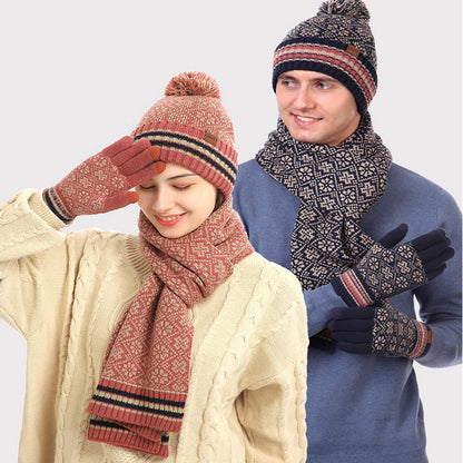 Touch Screen Gloves Beanie Scarf 3 In 1 Set - image 0