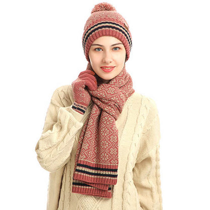 Touch Screen Gloves Beanie Scarf 3 In 1 Set - image 12