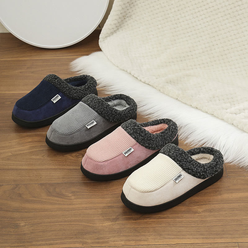 Plus Size Vertical Stripes Slippers - image 6