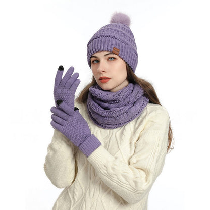 Winter Classic Gloves Beanie Scarf Socks 4 In 1 Set - image 9
