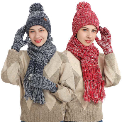 Classic Matching Gloves Beanie Scarf 3 In 1 Set - image 0