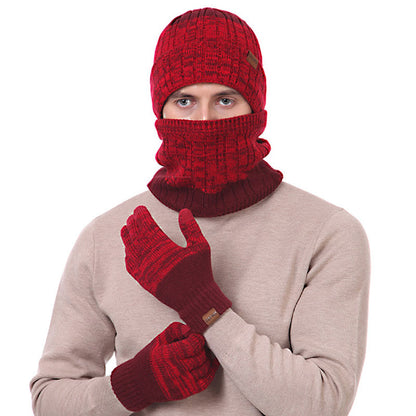 Outdoor Warmth Gloves Beanie Scarf 3 In 1 Set - image 1