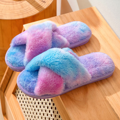 Winter Soft Rendering Slippers - Purple - EU 39-40(US 6-7) - image 15