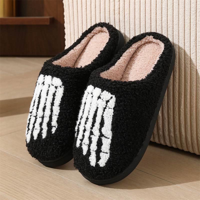 Plus Size Ghost Face Hand Heart Slippers - Ghost Hand - EU44-45(US8.5-9) - image 12