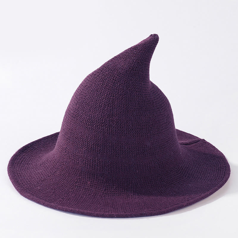 Halloween Solid Color Witch Hat - Purple - One Size - image 7