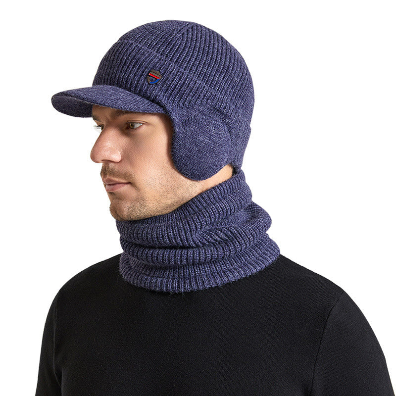 Warm Earmuffs Beanie Scarf 2 In 1 Set - image 5