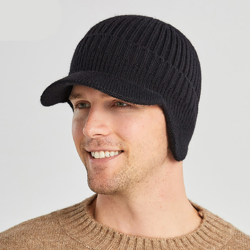 Warm Earflaps Beanie Hat Warmer - image 1