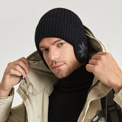 Snowflake Earflaps Beanie Hat Warmer - image 5