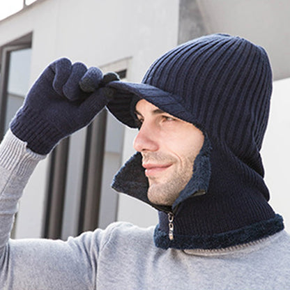Zipper Beanie Gloves 2 In 1 Set - image 6