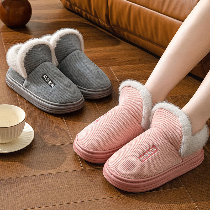 Plus Size Skin Friendly Warm Slippers - image 2