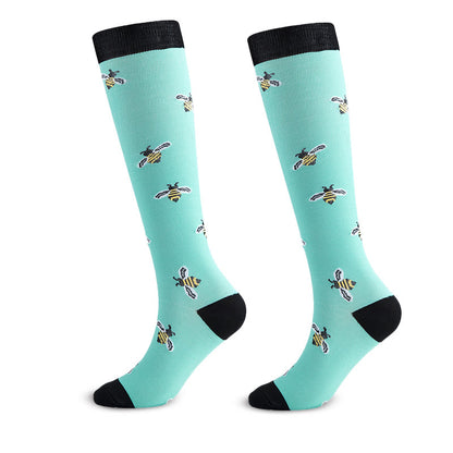Animal Fruit Knee High Compression Socks(6 Pairs) - image 9