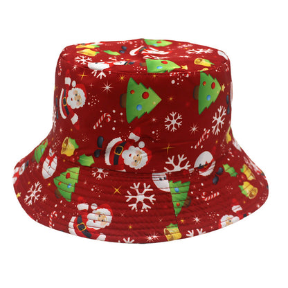 Plus Size Christmas Elements Bucket Hat - Red - One Size - image 0
