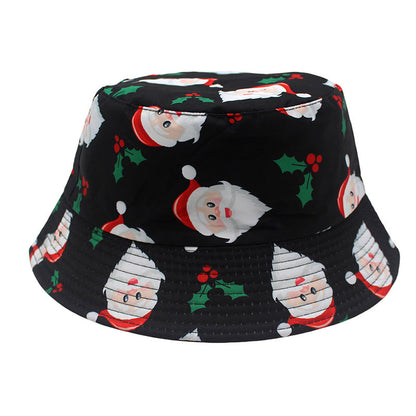 Plus Size Christmas Elements Bucket Hat - Santa Claus - One Size - image 2