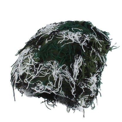 Plus Size Unisex Knitted Fuzzy Beanie - Army Green - One Size - image 3