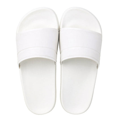 Plus Size Non Slip Solid Color Slides - White - EU46-47(US12-12.5) - image 6