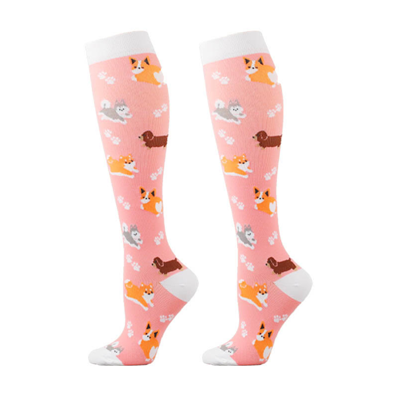Cute Animals Compression Socks(5 Pairs) - image 9