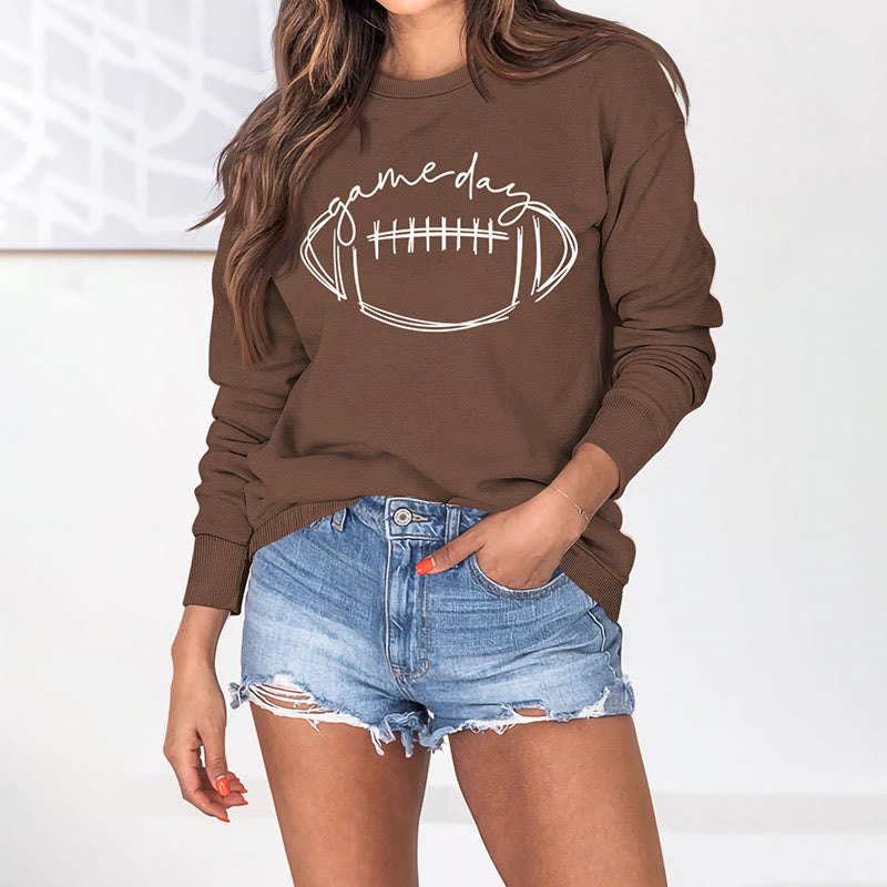 Plus Size White Rugby Print Sweatshirt - image 11