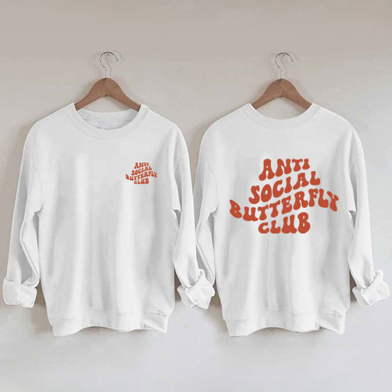 Plus Size Orange Text Sweatshirt - White - 3XL - image 4