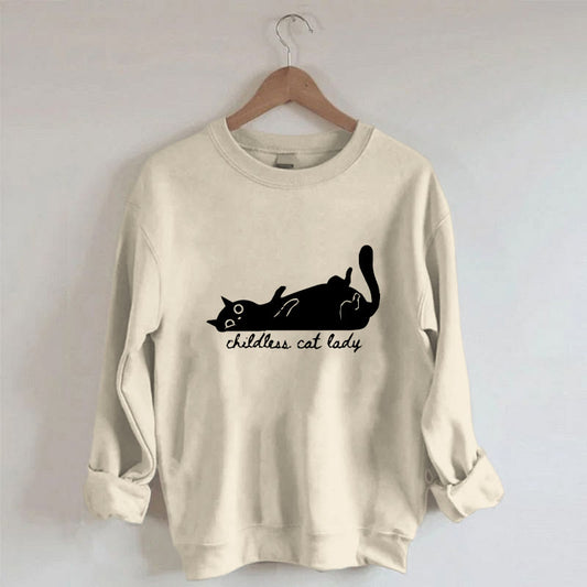 Plus Size Cute Cat Sweatshirt - image 0