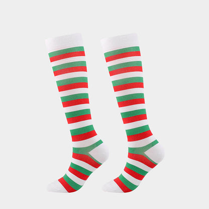 Cartoon Christmas Elements Compression Socks(6 Pairs) - image 2
