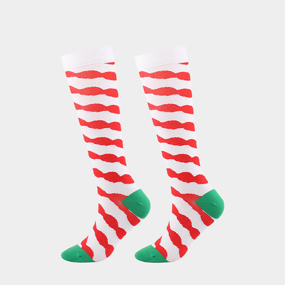 Christmas Cats Dogs Compression Socks(4 Pairs) - image 2