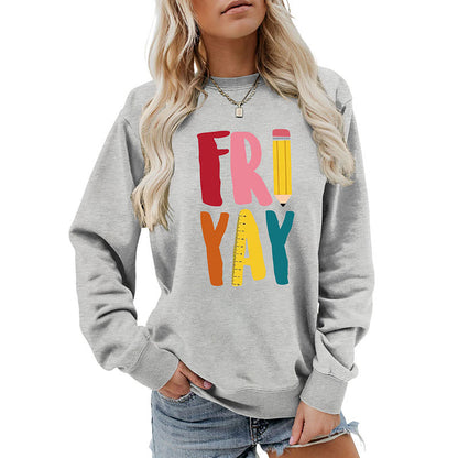 Plus Size Friday Pencil Print Sweatshirt - image 18