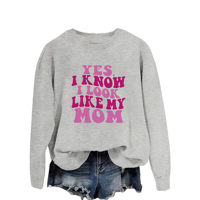 Plus Size Purple Letters Sweatshirt - Grey - 2XL - image 5