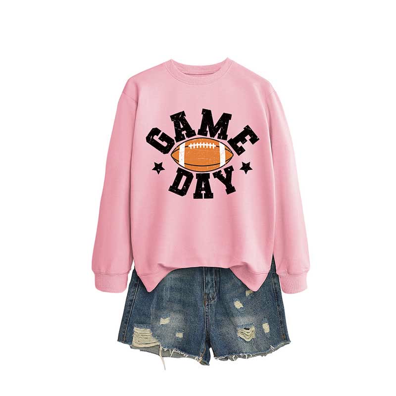 Plus Size Game Day Sweatshirt - Pink - 2XL - image 5
