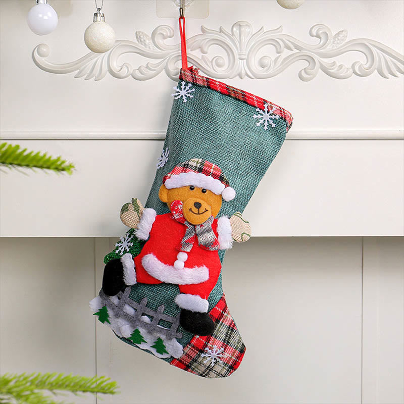 Plus Size Christmas Large Handing Socks(4 Pairs) - image 4