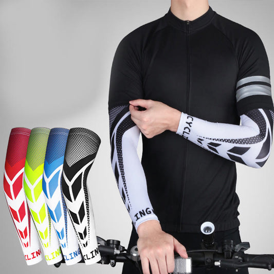 Color Matching Compression Arm Sleeves(2 Pairs) - image 0