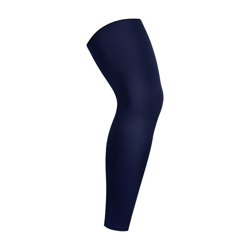 Sport Thigh High Compression Sleeve Socks - Navy Blue - 2XL - image 12