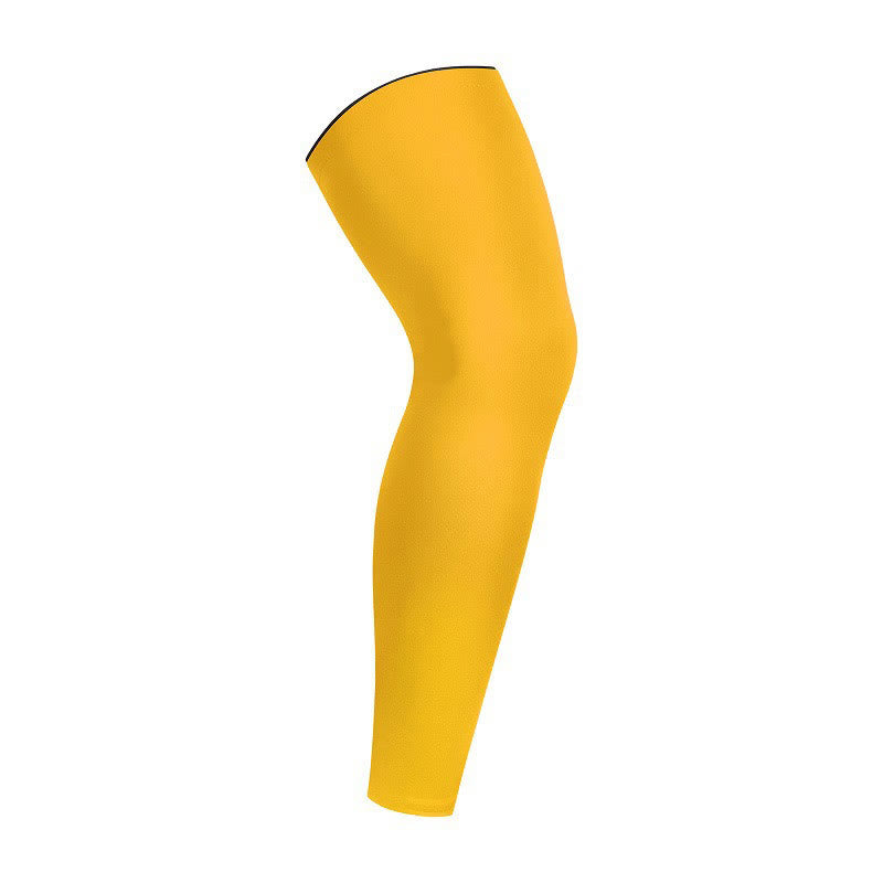 Sport Thigh High Compression Sleeve Socks - Yellow - 2XL - image 8